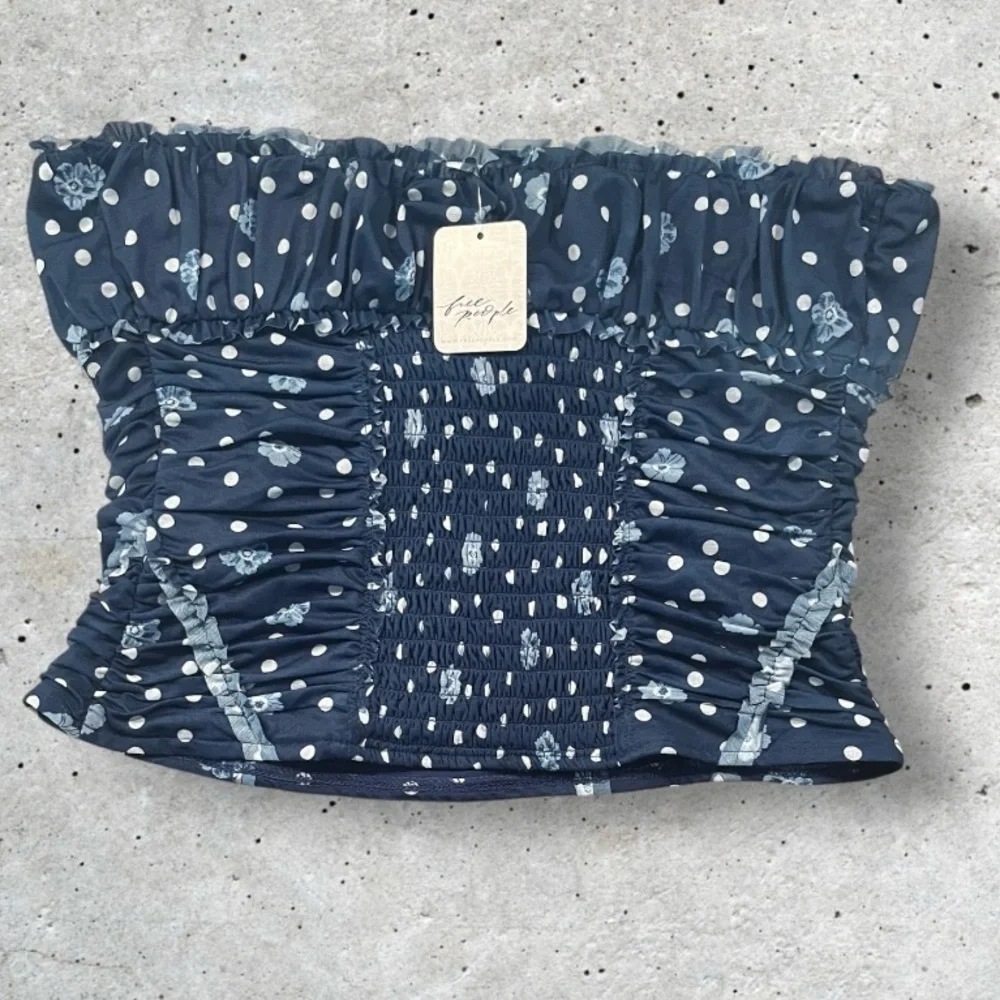 NWT Free People Scottie Printed Tube Top